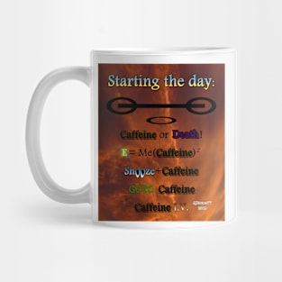 Starting the day v2 Mug